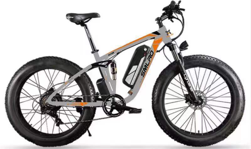 0肥胎电动雪地山地自行车锂电池代步助力车